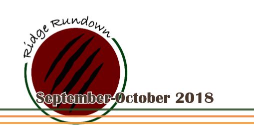 The Ridge Rundown- Fall 2018