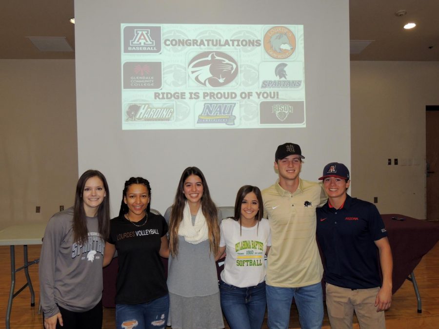 MRHS+Athletes+Sign+On+to+College+Teams