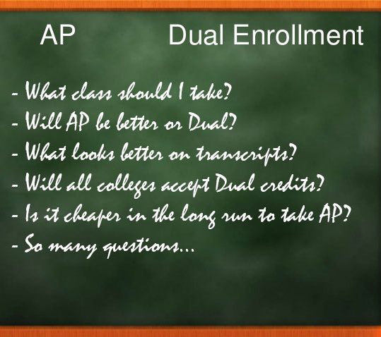 AP vs Dual Enrollment