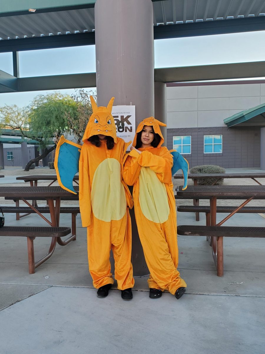 student dressed up in halloween costume