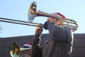 trombone choir plays