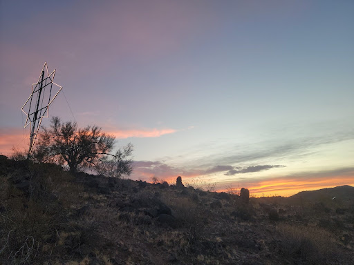 sunrise over a mountain